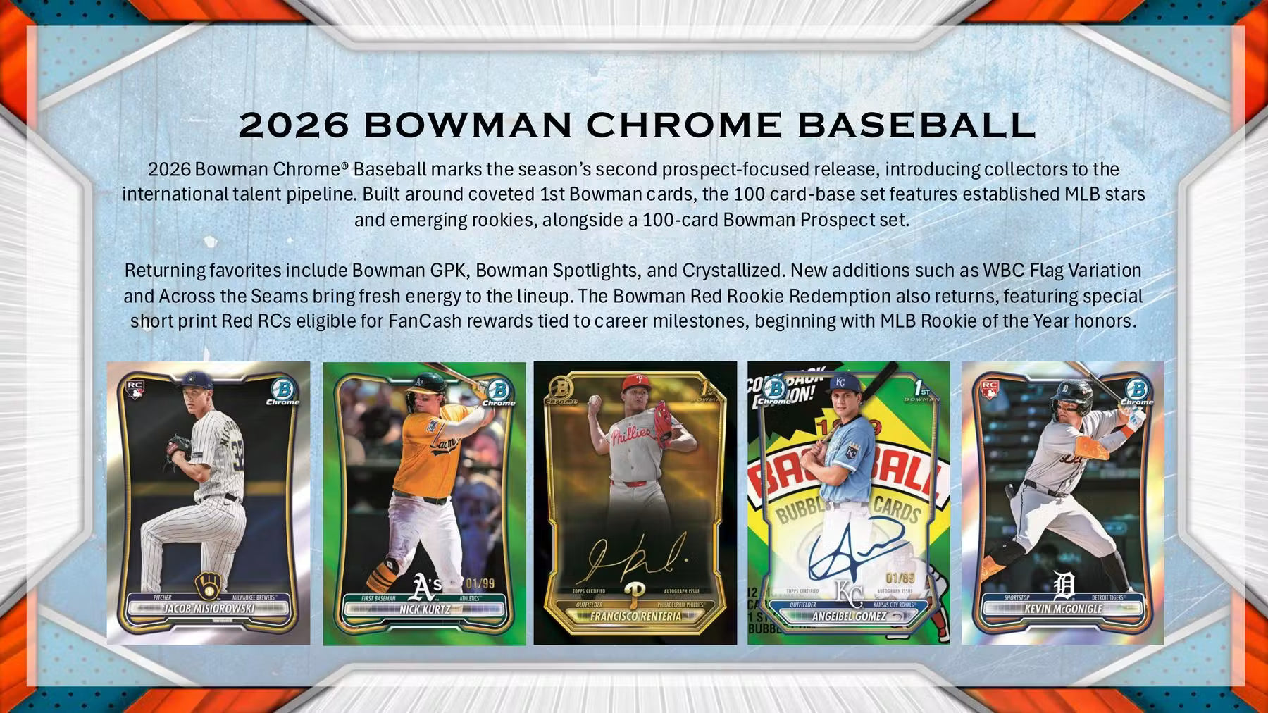 2026 Bowman Chrome Baseball Hobby Box