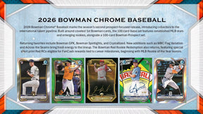 2026 Bowman Chrome Baseball Hobby Box